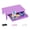Violet, variant on Computer Monitor Stand with Storage, Desk Organizer with Drawer and Pen Holder, Desk Monitor Riser 3 Height Adjustable, Laptop Riser for Computer, Laptop, Printer, 1 Pack, Black