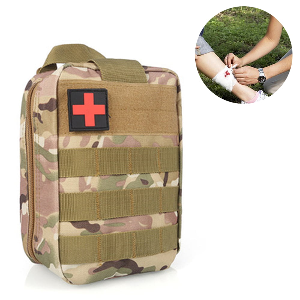 Tactical First Aid Kit Bags Emergency Medical EMT Pouch Molle Rescue Box Travel 