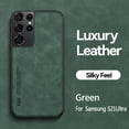 thumbnail image 3 of Decase Phone Cover for Samsung Galaxy S21 Ultra,PU Leather+Soft TPU Bumper Case,Shockproof Anti-Slip Anti-Scratch Cover,Compatible with Car Mount,Slim Case for Samsung Galaxy S21 Ultra,Lightgray, 3 of 5
