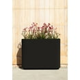 thumbnail image 5 of Veradek Demi Series Span 36" Plastic-Stone Planter - (Black), 5 of 13