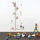thumbnail image 2 of Animal Wall Decals Height Growth Measurement Chart Wall Stickers Elephant Monkey Bird Kids Room Decor, 2 of 3