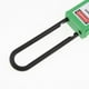 thumbnail image 5 of de bloqueo de seguridad de seguridad aislante con llave diferente, grillete de 3 pulgadas verde Sharpla Candado de bloqueo de seguridad, 5 of 8