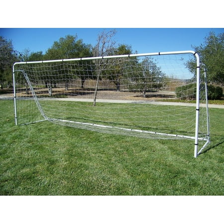 PASS 18 x 7 x 5 Ft. Official Size. Heavy Duty Steel Soccer Goal w/ Net. Regulation League Size Goals. Professional Portable Practice Training Aid. 18 x 7, 18x7 Soccer