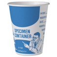 thumbnail image 1 of Solo Cups SCCSC378 8 oz Single Sided Poly Paper Specimen Cups, Blue & White, 1 of 1