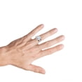 thumbnail image 4 of Pompeii Certified Men's 7Ct Anniversary Pinky Ring 14k Gold or Platinum Lab Grown, 4 of 5