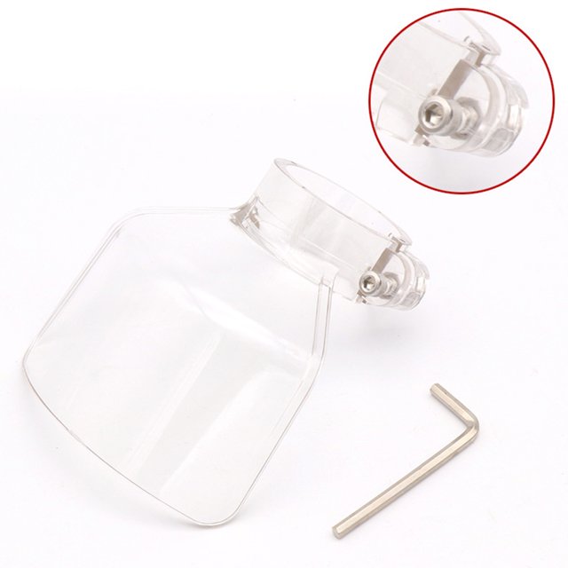 BESTYASH 1Set Plastic Drill Cover for Rotary Tool Accessory and Workpiece Non-Interference