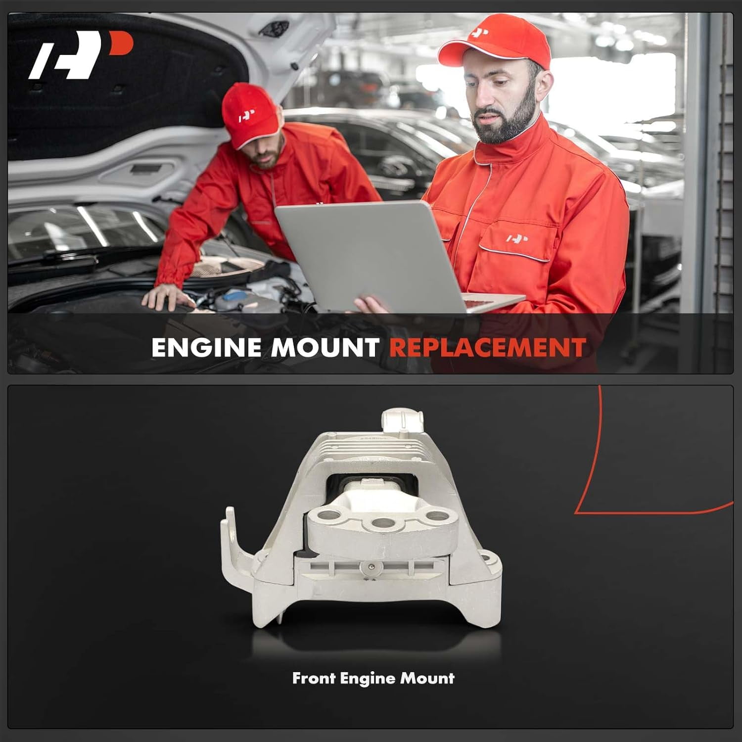 A-Premium Front Engine Motor Mount Compatible with Chevrolet Cruze 2011-2016, Cruze Limited 2016 & Buick Cascada 2016-2019, 1.4L 1.6L 1.8L