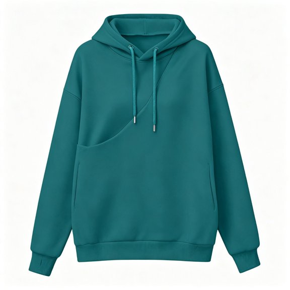 Kcolen Pet Pouch Hoodie for Women, Oversized Kangaroo Pocket Loose Lightweight Pullover with Dog Pocket Sweatshirt for Fall Winter