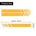 thumbnail image 2 of Car Rear View Mirror Stickers Decor Car Body Sticker Vinyl 4pcs (Yellow), 2 of 6