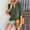 Army Green womens tops dressy casual14, variant on Wycnly Womens Tops Dressy Casual Elbow-Length V-Neck Solid Summer Shirts Casual Loose Fit Comfy Chiffon Jacquard Blouses Blue L Clothes
