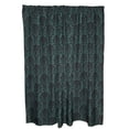 thumbnail image 3 of Poplin Damask Print Polyester Window Curtain 58 Inch Wide Hunter Green, 3 of 3