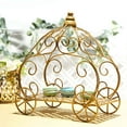 thumbnail image 2 of Efavormart 11" Gold Cinderella Pumpkin Carriage Centerpiece, Decorative Princess Carriage Dessert Cupcake Pastry Candy Display Plate Event, Birthday Party, 2 of 10