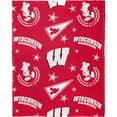 thumbnail image 2 of Northwest x Disney Wisconsin Badgers Mickey Hugger Pillow & Silk Touch Throw Set, 2 of 2