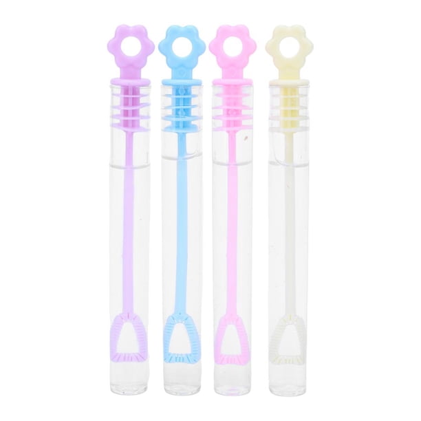 48 piezas de juguetes para hacer burbujas diseño creativo portátil para niños y niñas (flor)
