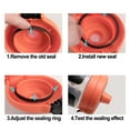 thumbnail image 4 of 6Pcs Silicone Lid Seal Water Cup Seal for Gatorade Hydration System Bottles, 4 of 11
