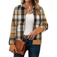 thumbnail image 2 of jobturf Cropped Bomber Jacket Women Fall Winter Fashion Full Zip up Coats Long Sleeve Casual Outerwear Lightweight Jackets with Pockets, 2 of 7