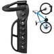 thumbnail image 1 of Soporte de pared para garaje para bicicletas, soporte de pared para bicicletas con tornillos, gancho Vertical de acero resistente para bicicletas con capacidad para hasta 66lb para, 1 of 5