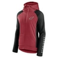 thumbnail image 2 of Women's Fanatics Cardinal/Black Arizona Cardinals End Around Lightweight Raglan Full-Zip Hoodie Jacket, 2 of 3