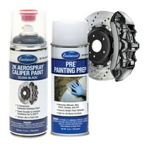 Eastwood 2K AeroSpray High Temperature Disc Brake Caliper Paint Gloss Black With PRE Cleaner