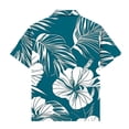 thumbnail image 4 of Boys Hawaiian Shirt Casual Lightweight Short Sleeve Tops Tropical Print Summer Beach Vacation Party Button Down Shirt,Sizes 3-15, 4 of 8