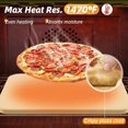 thumbnail image 3 of Pizza Stone 5 PCS Set, 15 x 12" Large Rectangle Pizza Stone Set for Oven and Grill with Metal Pizza Peels & Cutter Rocker, 0.6'' Thickened Stone Pizza Pan, Baking Stone for Pizza, Bread, 3 of 7
