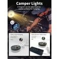 thumbnail image 3 of Cadena de luces para acampar Hurimatan mejorada, retráctil, 10 m, 3 of 9