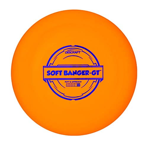 Discraft Soft Banger-GT 173-174 Gram Putt and Approach Golf Disc, Colors May Vary