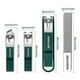 thumbnail image 3 of Set de cortaúñas de acero inoxidable | Kit de 4 piezas para hombres y mujeres | Diseño antisalpicaduras y antideslizante | Duradero y resistente al óxido | Incluye 3 cortaúñas y lima de uñas, 3 of 3
