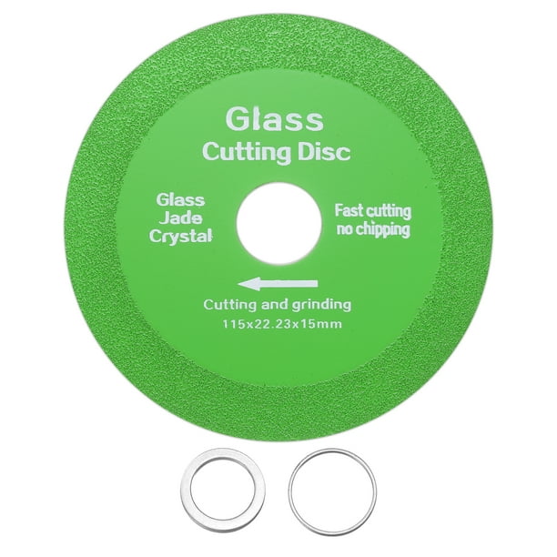 Disco de corte de vidrio Uxcell 1 paquete de 4.5 pulgadas para amoladora angular 7/8" disco de corte de diamante sierra ultra delgada para molienda
