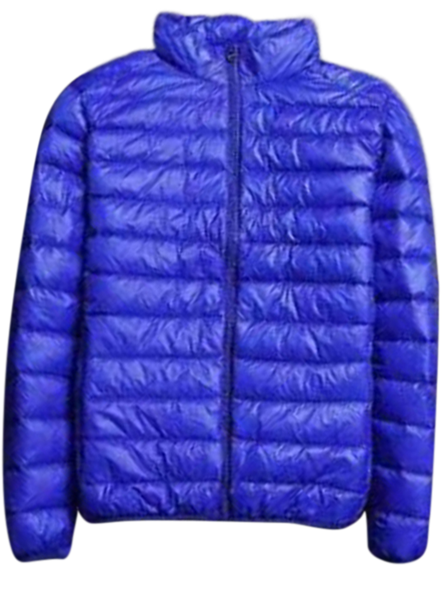 royal blue bubble coat womens
