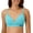 Teal Tone, variant on Hanes Women's Originals Seamless Bralette, Rib Contour Bralette, ComfortFlex Fit Color-Teal Tone Size S-XXL