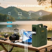500Wh Portable Power Station with LiFePO4 Battery - Power Generator for Camping with AC/USB/PD Ports, Suitable for Home Backup & RV