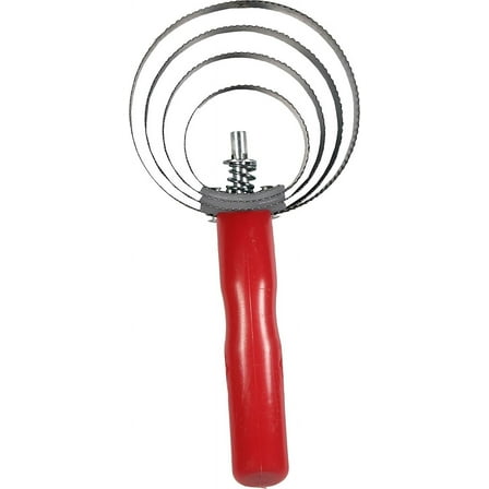 Decker Manufacturing Spiral Lacquered Spring Steel Comb - Soft Steel Bristles - Multicolor