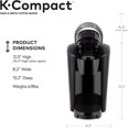 thumbnail image 4 of Cafetera Keurig MAIN-85544 Compact Single-Serve Negra, 4 of 9