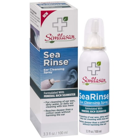 (Pack of 1) Similasan Searinse Ear Spray For Ear Cleaning And Ear Wax 3.3 Fl Oz