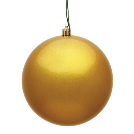 Vickerman 3" Honey Gold Candy Ball Ornament, 12 per Bag