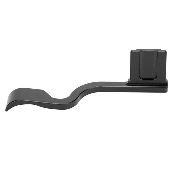 Aluminium Alloy Thumb Grip Handle Hot Shoe Accessory for Fuji XT4 Mirrorless Camera(black )