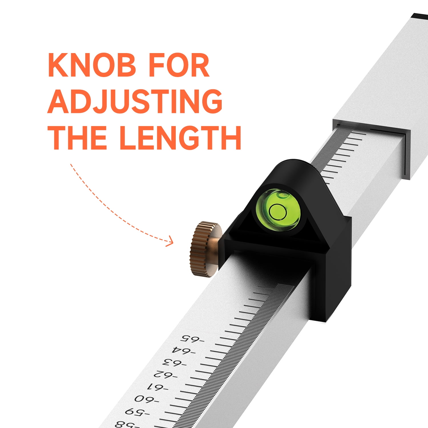 Grade Rod for Laser Level, with Quick-Release Slider for Laser Receiver, 7.9ft/2.4m Adjustable Aluminum Laser Level Stick, DP2400