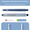 thumbnail image 2 of Funda retráctil para Apple Pencil MoKo de segunda generación, color azul marino, 2 of 7