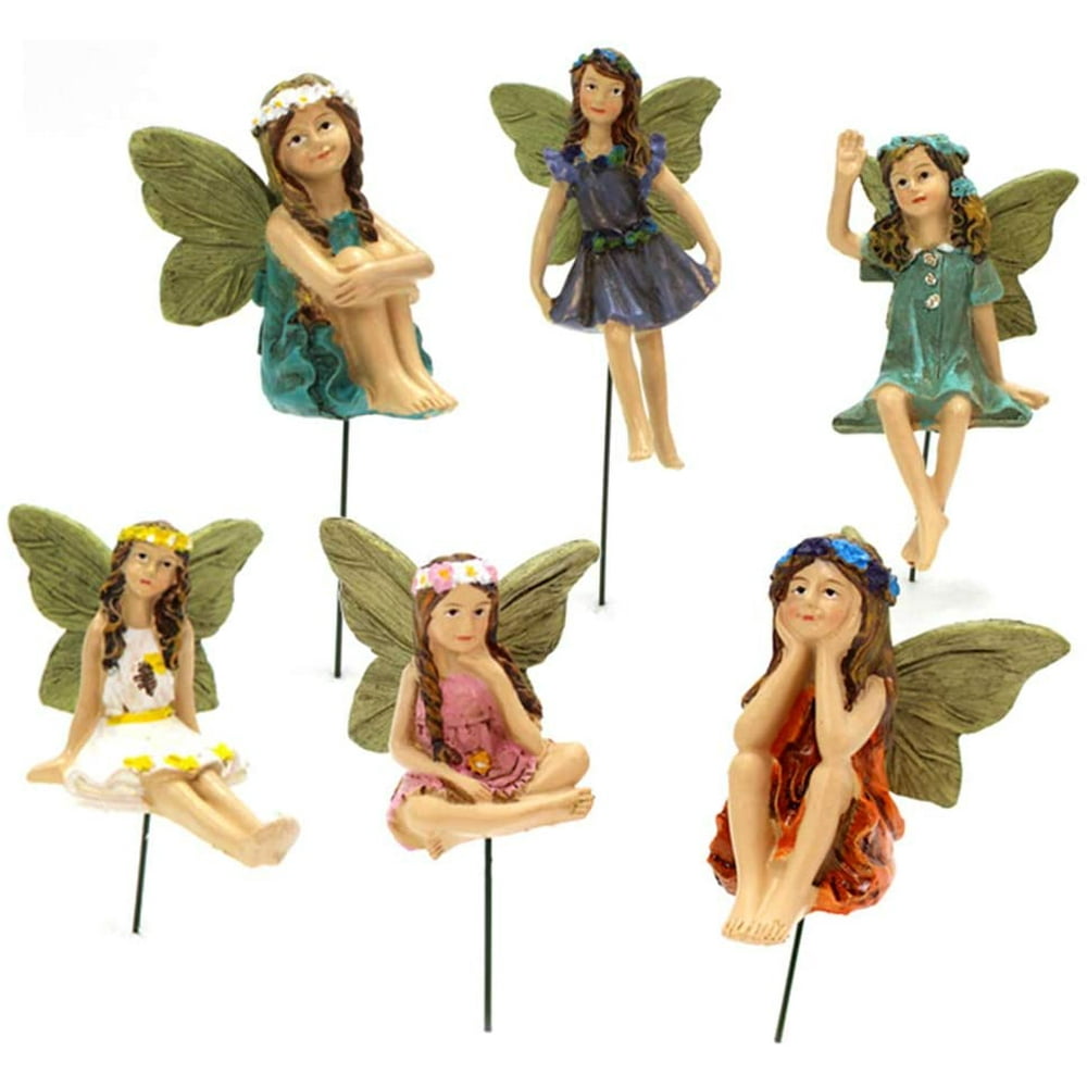 tiny miniature fairy figurines