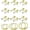 Gold, variant on 12 Pairs Steel Earrings 14K Plated Flat Back Stud Earrings Small Hoop Earring for Women Men, Silver