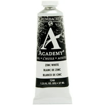 Grumbacher Academy Oil Color, 37ml Tube, Zinc White