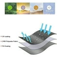 thumbnail image 4 of Water Mower Dust Cover Oxford Fabric Sunscreen Water Proof Cover for Lawn Tractor 183x137x117cm, 4 of 7