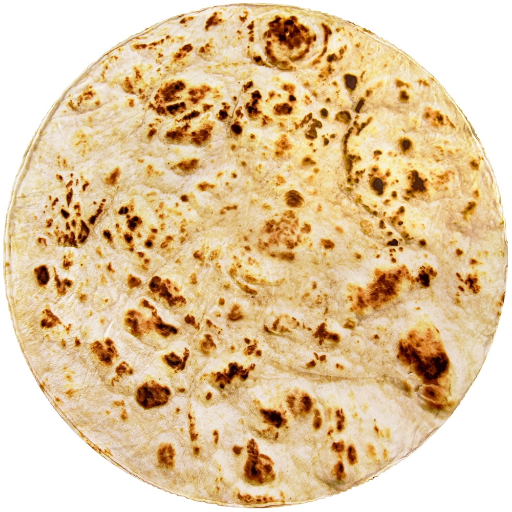 CASOFU Tortilla Blanket, Giant Flour Tortilla Throw Blanket, Novelty
