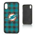 thumbnail image 3 of Miami Dolphins iPhone Plaid Design Bump Case, 3 of 5