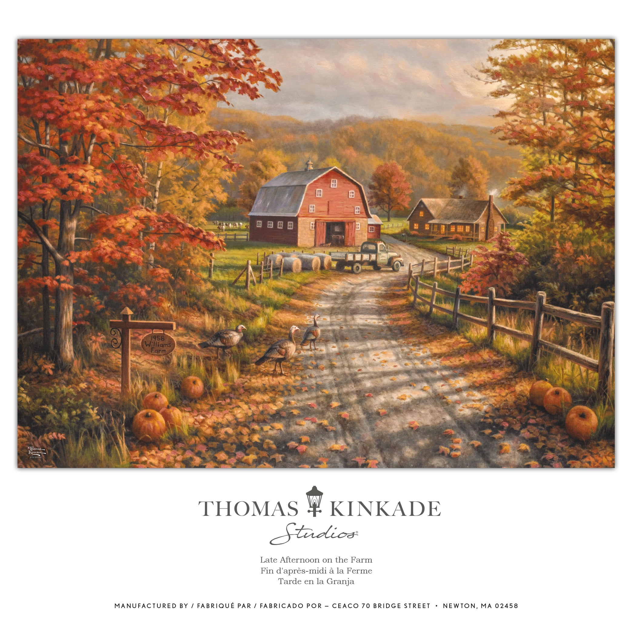 Ceaco 1000-Piece Thomas Kinkade Late Afternoon on the Farm