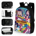 thumbnail image 3 of Bob's Burgers Backpacks Bookbag Casual Daypack Backpacks for Travel Camping Hiking, 3 of 8