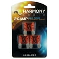 thumbnail image 2 of Harmony Audio HA-MAXI20 Car Stereo Fuseholder 3 Pack 20 Amp MAXI Fuses - Nickel, 2 of 2