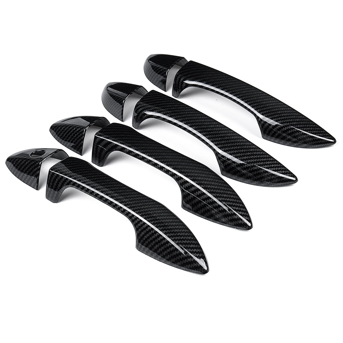 WITHOUT passenger side keyhole EZ Motoring Triple Chrome Plated Door Handle Trim Covers for 2014-2018 Toyota Corolla 4 Doors