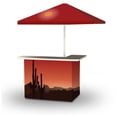 thumbnail image 2 of Desert Pop Up Patio Table Bar and 8 ft Tall Square Market Umbrella, 2 of 5